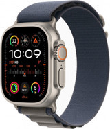 Apple Watch Ultra 2 Apple Uyumlu WatchOS Su Geçirmez 49 mm Örgü Kordon Kare Unisex Sim Kartlı Akıllı Saat Mavi