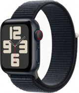 Apple Watch SE 2 2023 Cellular Apple Uyumlu WatchOS Su Geçirmez 40 mm Örgü Kordon Kare Unisex Sim Kartlı Akıllı Saat Siyah