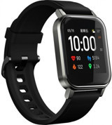Haylou Smart Watch 2 (LS02) Su Geçirmez 48 mm Silikon Kordon Kare Unisex Akıllı Saat Siyah