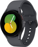Samsung Galaxy Watch 5 (SM-R900) Android Wear Su Geçirmez 40.4 mm Silikon Kordon Daire Tansiyon Ölçen Unisex Akıllı Saat Siyah