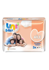 Uni Baby Aile 52 Yaprak 3'lü Paket Islak Mendil