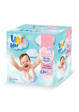 Uni Baby İlk Adım 52 Yaprak 12'li Paket Islak Mendil