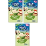 Hero Baby Tahıllı Elmalı Tahıllı Kaşık Maması 3x200 gr