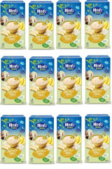 Hero Baby Gece Tahılsız Glutensiz Meyveli Pirinçli Kaşık Maması 12x200 gr