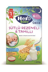 Hero Baby Gece Tahıllı Rezeneli Kaşık Maması 200 gr