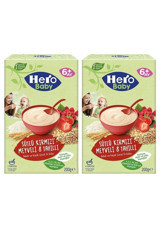 Hero Baby Tahıllı Meyveli Tahıllı Kaşık Maması 2x200 gr