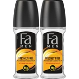 Fa Freshly Free Pudrasız Ter Önleyici Roll-On Kadın Deodorant 2x50 ml