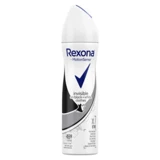 Rexona Invisible On Black+White Clothes Pudrasız Ter Önleyici Antiperspirant Sprey Kadın Deodorant 150 ml