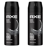 Axe Black Pudrasız Ter Önleyici Sprey Erkek Deodorant 2x150 ml
