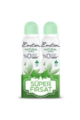 Emotion Natural Breeze Pudrasız Sprey Kadın Deodorant 2x150 ml