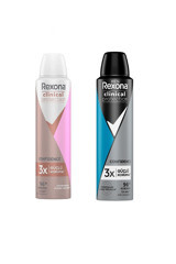 Rexona Clinical Protection Confidence Pudrasız Ter Önleyici Antiperspirant Sprey Unisex Deodorant 2x150 ml
