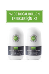 Incia Natural Pudrasız Organik Roll-On Erkek Deodorant 2x50 ml