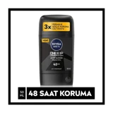 Nivea Deep Dimension Pudrasız Ter Önleyici Antiperspirant Stick Erkek Deodorant 50 ml