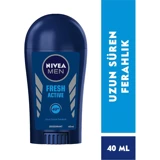 Nivea Fresh Active Pudrasız Ter Önleyici Antiperspirant Stick Erkek Deodorant 40 ml