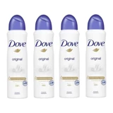 Dove original Pudrasız Ter Önleyici Antiperspirant Sprey Kadın Deodorant 4x150 ml