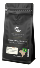 Coffee Tropic Terra Single Origin Çikolata - Fındık - Karamel Aromalı Brasil Mogiana Yellow Bourbon Arabica Öğütülmüş Filtre Kahve 250 gr