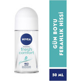 Nivea Fresh Comfort Pudrasız Ter Önleyici Roll-On Kadın Deodorant 50 ml
