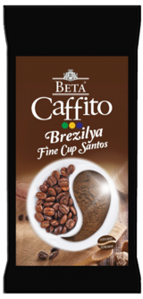Beta Caffito Brazil Fine Cup Santos Arabica Öğütülmüş Filtre Kahve 250 gr