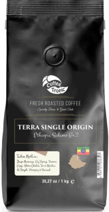 Coffee Tropic Terra Single Origin Ethiopia Sidamo Arabica Çekirdek Filtre Kahve 1000 gr