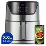 Kumtel HAF-08 Airfryer 8.5 lt Tek Hazneli Led Ekranlı Yağsız Sıcak Hava Fritözü İnox