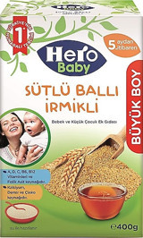 Hero Baby Tahıllı Ballı İrmikli Kaşık Maması 400 gr