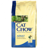 Cat Chow Somonlu Ton Balıklı Tahıllı Yetişkin Kuru Kedi Maması 15 kg