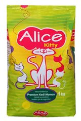 Alice Kitty Tavuklu Tahıllı Yetişkin Kuru Kedi Maması 1 kg