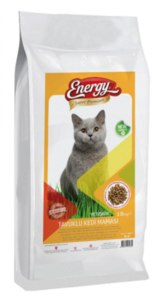 Energy Tavuklu Tahıllı Yetişkin Kuru Kedi Maması 15 kg