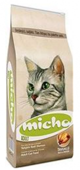 Micho Hamsili Pirinçli Tavuklu Tahıllı Yetişkin Kuru Kedi Maması 3 kg