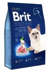 Brit Premium By Nature Kuzu Etli Kısırlaştırılmış Tahıllı Yetişkin Kuru Kedi Maması 8 kg