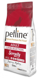 Petline Natural Premium Kuzu Etli Tahılsız Yetişkin Kuru Kedi Maması 12 kg
