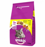 Whiskas Sebzeli Tavuklu Tahıllı Yetişkin Kuru Kedi Maması 1.4 kg