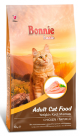 Bonnie Tavuklu Tahıllı Yetişkin Kuru Kedi Maması 10 kg