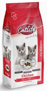 Catlife Tavuklu Tahıllı Yavru Kuru Kedi Maması 15 kg