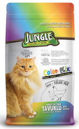 Jungle Colormix Tavuklu Tahıllı Yetişkin Kuru Kedi Maması 15 kg