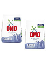 Omo Active Fresh Beyazlar İçin 72 Yıkama Toz Deterjan 2x5.5 kg