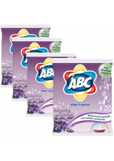 Abc Elde Yıkama Lavanta Temizliği Renkliler ve Beyazlar İçin 16 Yıkama Toz Deterjan 4x600 gr
