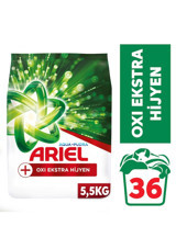 Ariel Oxi Hızlı Çözünme Renkliler ve Beyazlar İçin 36 Yıkama Toz Deterjan 5.5 kg