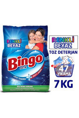 Bingo Matik Renkliler ve Beyazlar İçin 47 Yıkama Toz Deterjan 6 kg