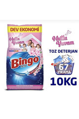Bingo Matik Mutlu Yuvam Renkliler ve Beyazlar İçin 67 Yıkama Toz Deterjan 10 kg