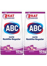 Abc Matik Bahar Esintisi Renkliler ve Beyazlar İçin 132 Yıkama Toz Deterjan 2x10 kg