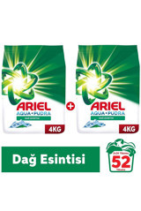 Ariel Aqua Pudra Dağ Esintisi 52 Yıkama Toz Deterjan 2x4 kg