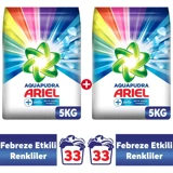 Ariel Plus Febreze Etkili Renkliler İçin 66 Yıkama Toz Deterjan 2x5 kg