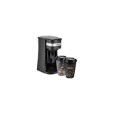 Kiwi KCM7515 Plastik Filtreli Bardaklı 0.4 L Hazne Kapasiteli 2 Fincan Mini 700 W Siyah Filtre Kahve Makinesi