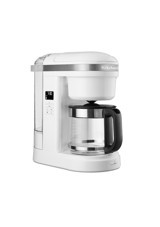 Kitchenaid 5KCM1208EWH Classic Zaman Ayarlı Plastik Filtreli Karaf 1.7 L Hazne Kapasiteli 12 Fincan Akıllı 1100 W Beyaz Filtre Kahve Makinesi