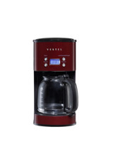 Vestel Retro 20242831 Plastik Filtreli Karaf 1.5 L Hazne Kapasiteli 12 Fincan Akıllı 1000 W Bordo Filtre Kahve Makinesi