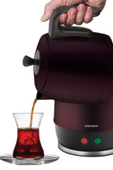 Karaca Berry Tea X Çelik Demlikli 1700 W Çelik Gövdeli Çay Makinesi