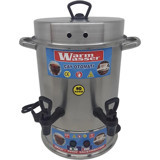 Warm Wasser Çelik Demlikli 1000 W Çelik Gövdeli İnox Çay Makinesi