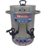 Warm Wasser Çelik Demlikli 1200 W Çelik Gövdeli İnox Çay Makinesi