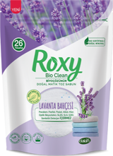 Dalan Roxy Bio Clean Lavanta Bahçesi Renkliler ve Beyazlar İçin 26 Yıkama Toz Deterjan 800 gr